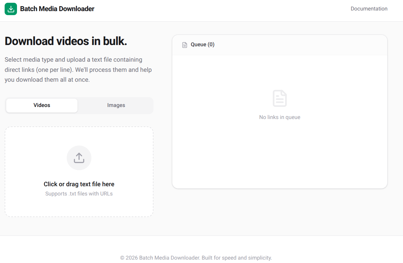 Batch Media Downloader